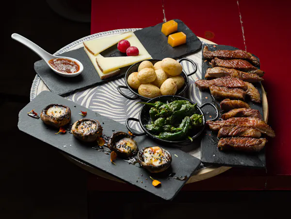 Menú degustación de El Recoveco de NaRa, valorado por la critica como el mejor relación calidad precio de Teguise